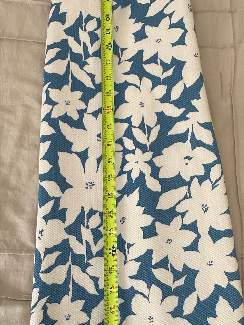 Talbots Blue and White Floral Shift Dress - Picture 15 of 15